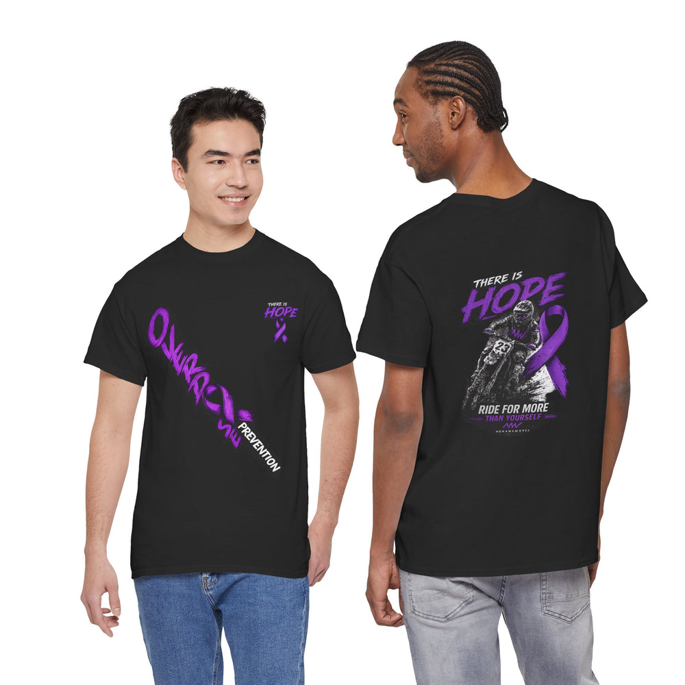 There Is Hope Overdose Prevention Motocross T-Shirt | NoNameWorkz