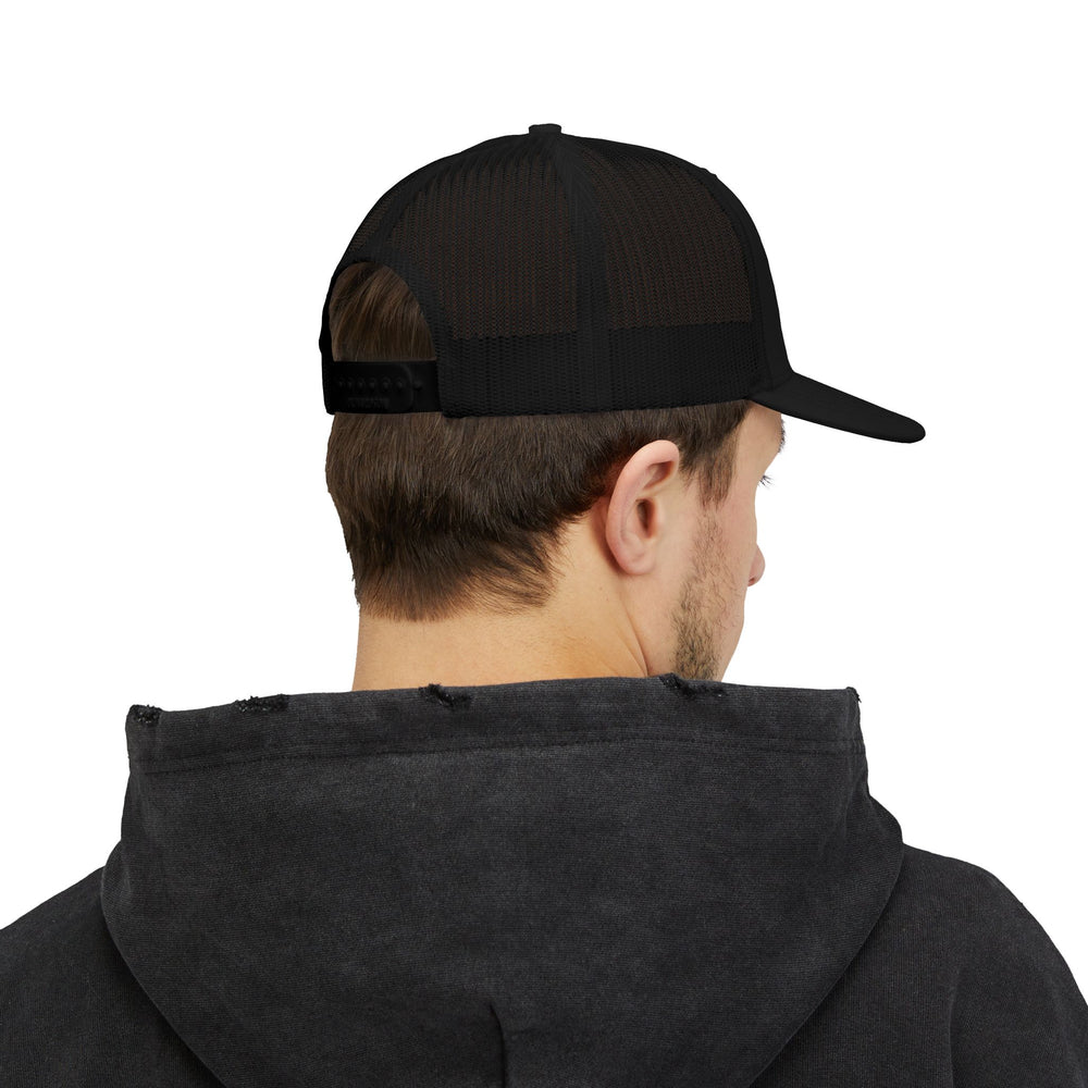 NoNameWorkz Embroidered Snapback Hat | Premium Motocross & Streetwear Cap (Black, Yellow Accent)